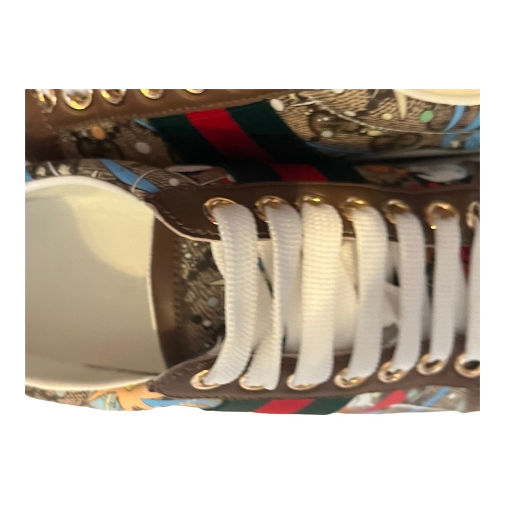 RARE Gucci Ace x Disney Huey Dewey Louie GG Logo Sneaker Shoes in Size 35 - Picture 11 of 16